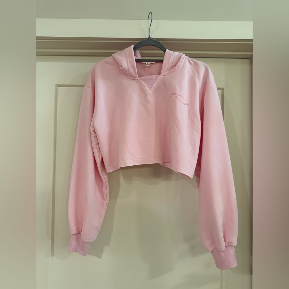 For Love & Lemons Cropped Hoodie